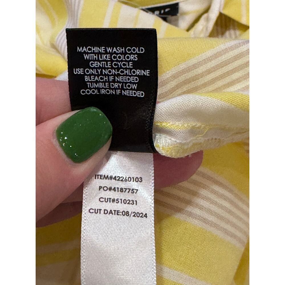 Torrid Drop Shoulder Button Down Long Sleeve Yell… - image 8